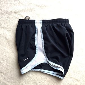 Nike Running Dri-Fit Navy White Mesh Detail Shorts